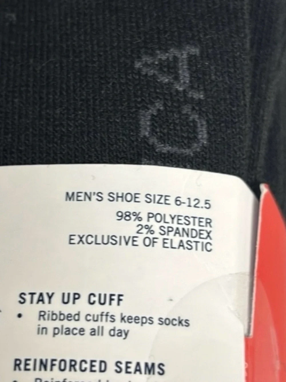 New Nautica Socks Men’s 5 Pair Black Crew Sock Business Casual Dress Active